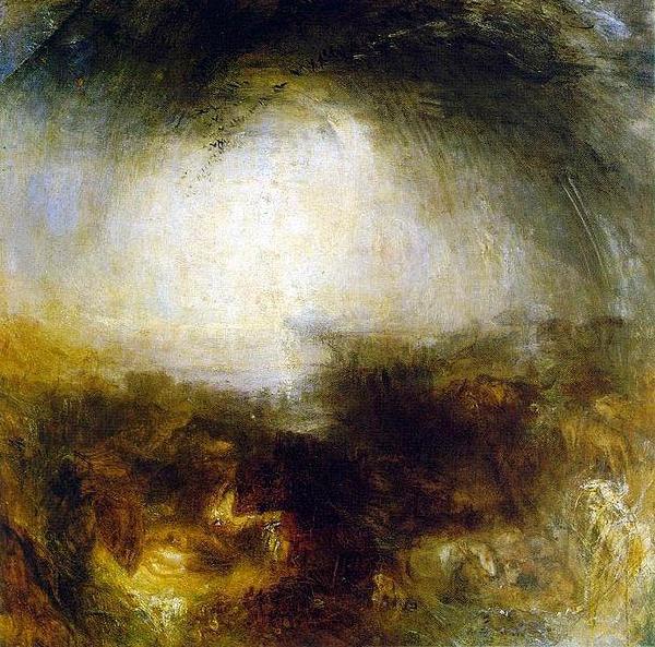 Joseph Mallord William Turner Shade and Darkness oil painting picture